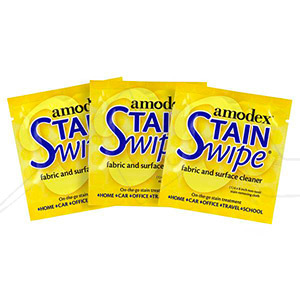 AMODEX STAIN SWIPES FABRIC AND SURFACE CLEANER