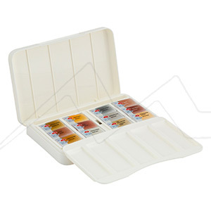 ST PETERSBURG WHITE NIGHTS WATERCOLOUR BOX - METAL & PASTEL COLOURS LIMITED EDITION - SET OF 12 WHOLE PANS