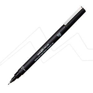 UNI PIN SET OF 3 FINELINER DRAWING PENS - BLACK AND SEPIA