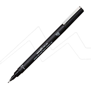 UNI PIN 200S SET OF 6 FINELINER DRAWING PENS GREY AND BLACK