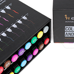 ETCHR COLOURED FINELINERS AND BRUSH PENS SET 16 BUNTE STIFTE