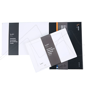ETCHR PREMIUM WATERCOLOUR GREETING CARDS 300 G COLD PRESSED 100% COTTON