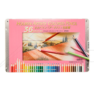 HOLBEIN ARTISTS COLORED PENCIL METAL TIN SETS
