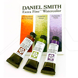 DANIEL SMITH EXTRA FINE WATERCOLOR SET SECONDARY COLORS 3 TUBES OF 15 ML