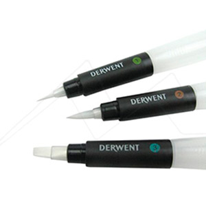 DERWENT WATERBRUSH WITH RESERVOIR MULTIPACK SET OF 3