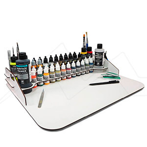 VALLEJO PAINT DISPLAY AND WORK STATION EMPTY 50 X 37 CM - PAINT STAND 26013