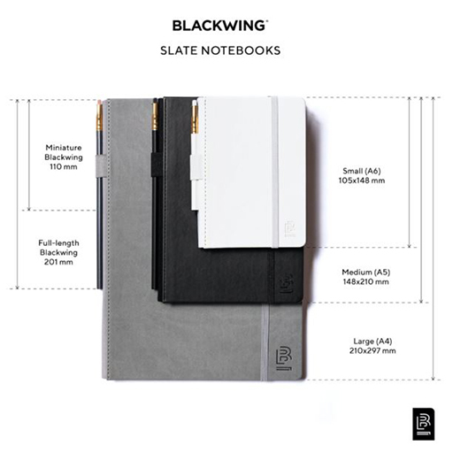 BLACKWING SLATE NOTEBOOK GREY + BLACKWING 602 PENCIL