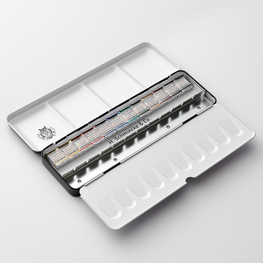 SCHMINCKE HORADAM RETRO WATERCOLOURS LIMITED EDITION - BOX SET OF 12 HALF PANS