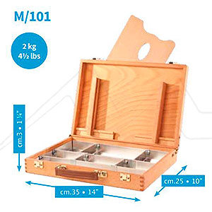 MABEF EMPTY WOODEN SKETCH BOXES