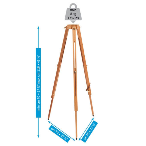 MABEF M/A30 WOODEN TRIPOD