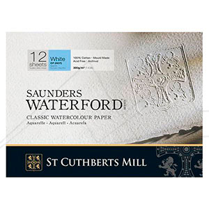 SAUNDERS WATERFORD WATERCOLOUR PADS 300 G