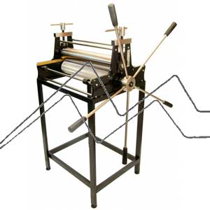 PROFESSIONAL ETCHING PRESS WITH A STAR WHEEL HANDLE T554 AA/140-A + ACCESSORIES & SHIPPING CHARGES ARE INCLUDED