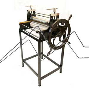 PROFESSIONAL ETCHING PRESS WITH HAND WHEEL T554 AV/140-V + ACCESSORIES & SHIPPING ARE INCLUDED