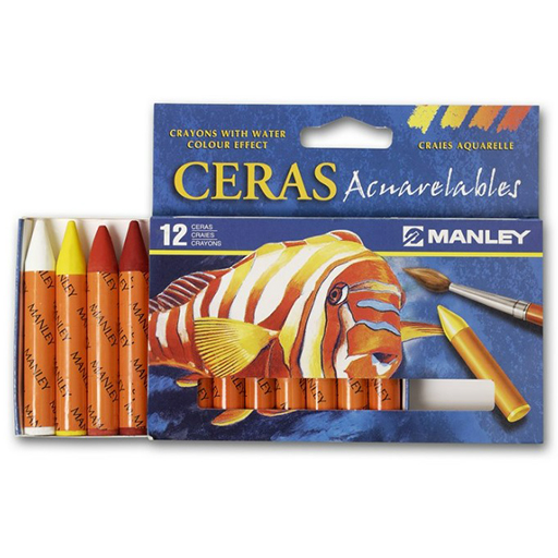 MANLEY CRAIES À LA CIRE AQUARELLABLES