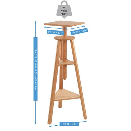 MABEF M36 BEECHWOOD SCULPTURE STAND