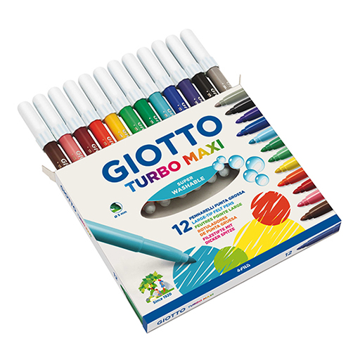 GIOTTO TURBO MAXI ESTUCHES ROTULADORES SURTIDOS TINTA SUPERLAVABLE