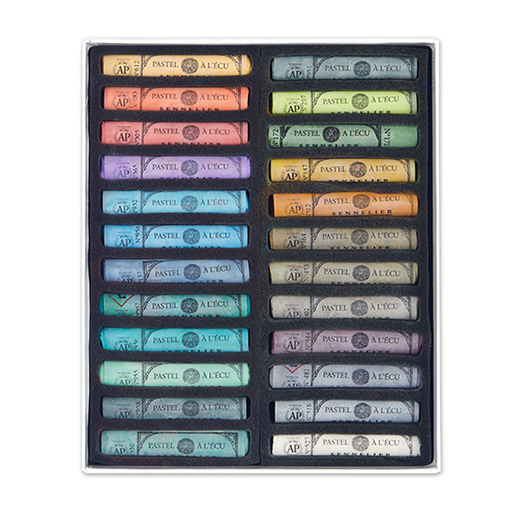 SENNELIER PASTELS À L'ÉCU SCATOLA CARTONE 24 PASTELLI - PAESAGGIO