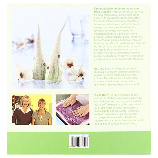 BUCH (AUF SPANISCH) + DVD - CURSO PRACTICO DE FIELTRO MODELABLE PASO A PASO