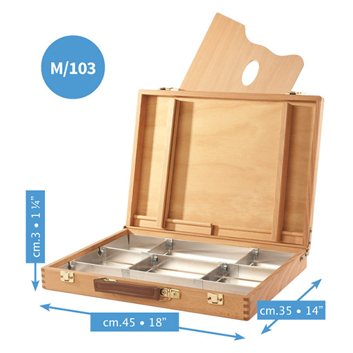MABEF COFFRETS DE PEINTURE VIDES EN BOIS