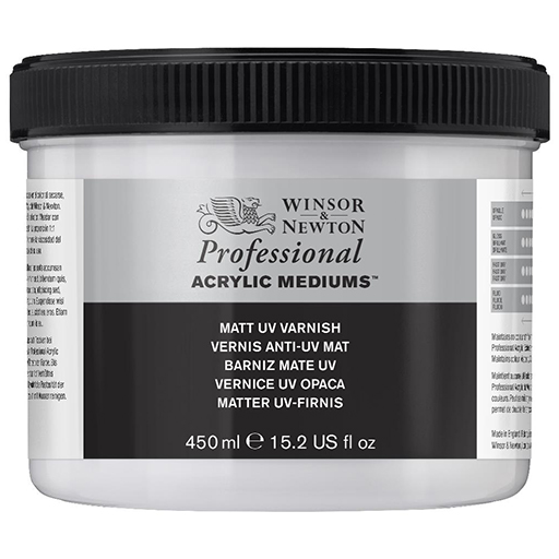 WINSOR & NEWTON PROFESSIONAL ACRYLIC MEDIUM MATT UV VARNISH NO. 557