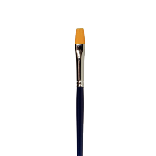 VAN GOGH FLACHPINSEL GOLDFARBENE TORAY SYNTHETIKFASERN LANGER STIEL SERIE 294
