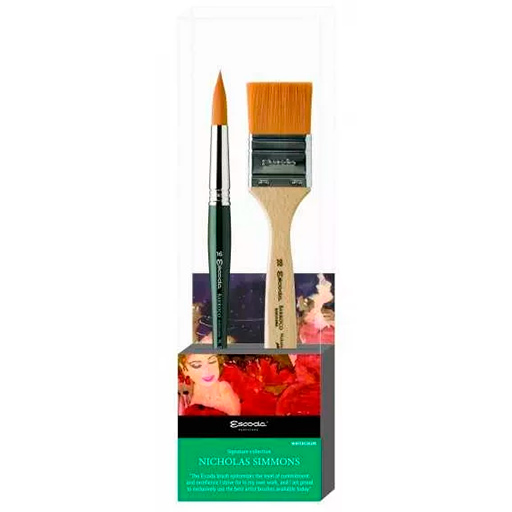 ESCODA SETS DE PINCELES BARROCO FIBRA TORAY ORO EDICIÓN ESPECIAL NICHOLAS SIMMONS