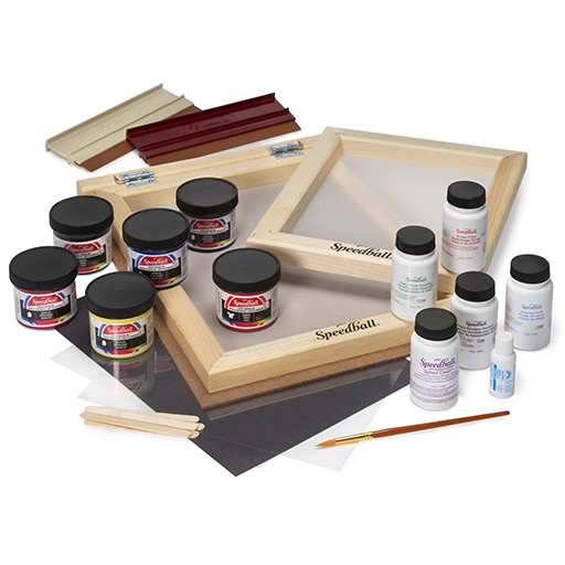SPEEDBALL INTERMEDIATE DELUXE SCREEN PRINTING KIT
