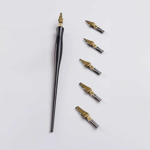 SPEEDBALL C SERIES PEN SET - ENSEMBLE DE 6 PLUMES SÉRIE C ET PORTE-PLUME POUR CALLIGRAPHIE