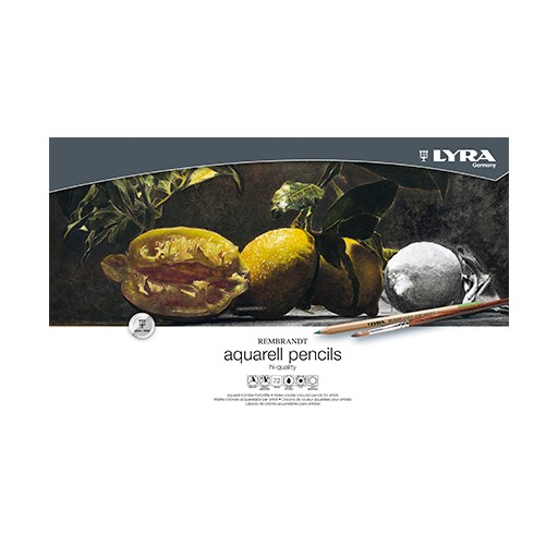 LYRA REMBRANDT AQUARELL ESTUCHE DE METAL CON 72 LÁPICES ACUARELABLES SURTIDOS