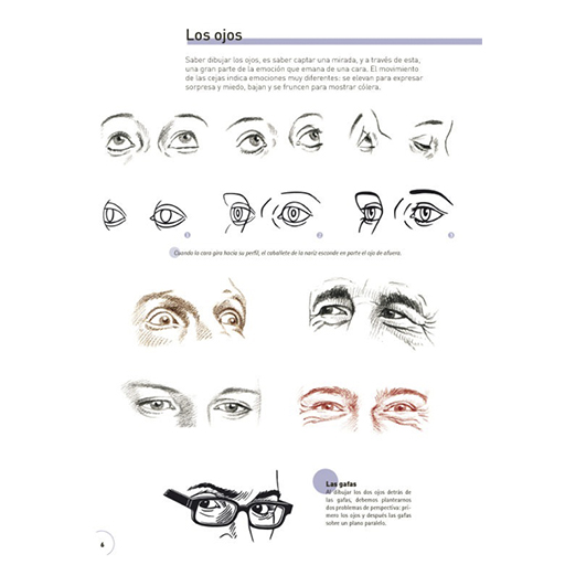 BUCH (AUF SPANISCH) - APRENDER A DIBUJAR LAS EXPRESIONES DE LA CARA