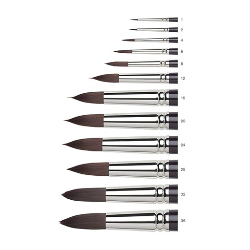WINSOR & NEWTON GALERIA PINCEAU ROND MANCHE LONG