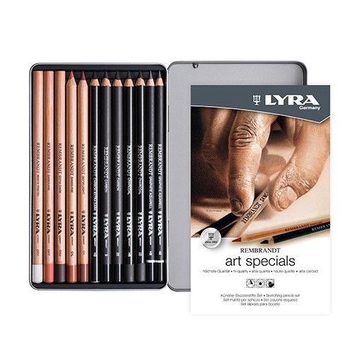 LYRA REMBRANDT ART SPECIALS ESTUCHE DE METAL SET DE DIBUJO