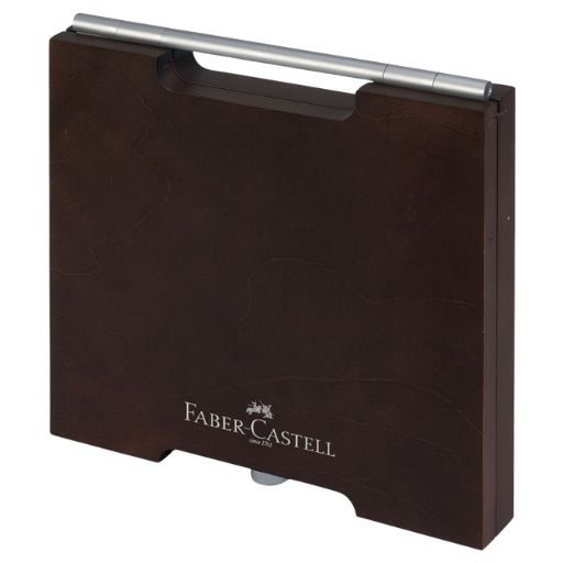 FABER-CASTELL PITT MONOCHROME HOLZKOFFER 86 STK