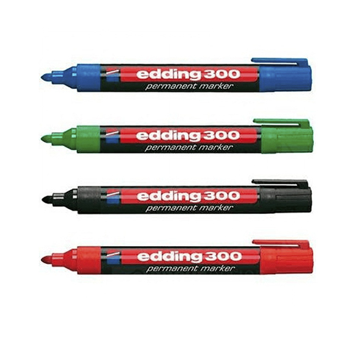 EDDING 300 PERMANENT MARKER WITH ROUND NIB
