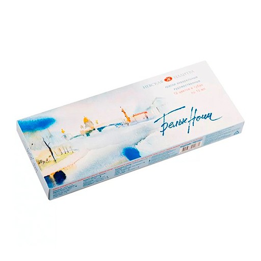WHITE NIGHTS SCATOLA ACQUERELLI 12 TUBETTI 10 ML