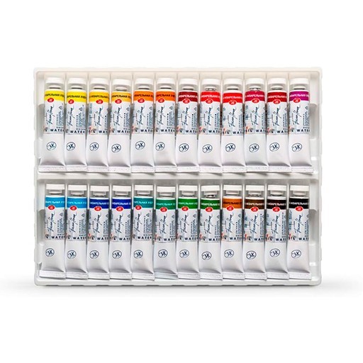 WHITE NIGHTS BOÎTE AQUARELLE 24 TUBES 10 ML