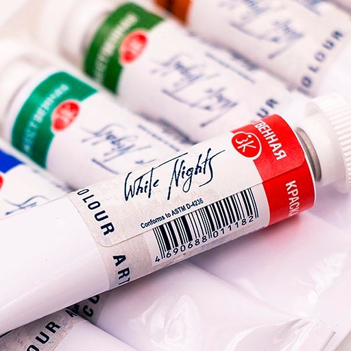 WHITE NIGHTS BOÎTE AQUARELLE 24 TUBES 10 ML