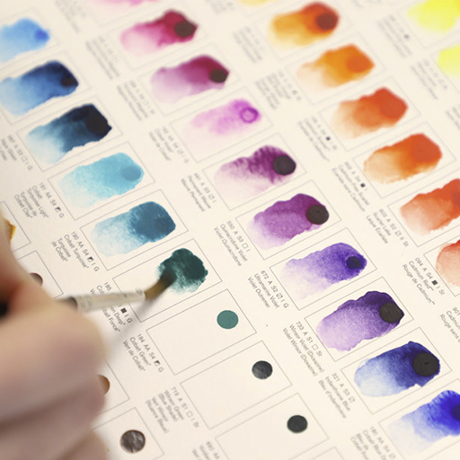 WINSOR & NEWTON PROFESSIONAL WATERCOLOUR DOT CARDS