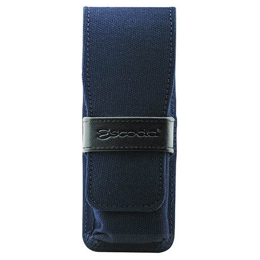 ESCODA ASTUCCIO IN TESSUTO PER PENNELLI TASCABILI - BLUE SET SERIE 1271