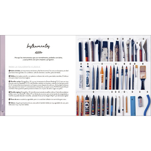 BUCH (AUF SPANISCH) - CALIGRAFIA Y LETTERING FACILES