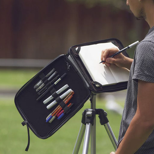 ETCHR SLATE SATCHEL MINI SACOCHE - SAC À DOS AVEC SUPPORT POUR LA PEINTURE EN PLEIN AIR