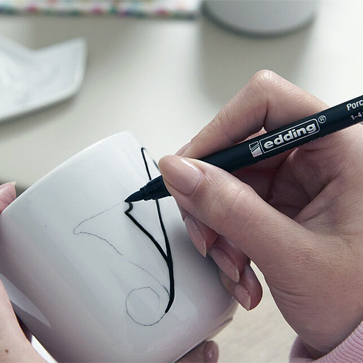 EDDING 4200 PORCELAIN AND GLASS CERAMIC BRUSH PEN
