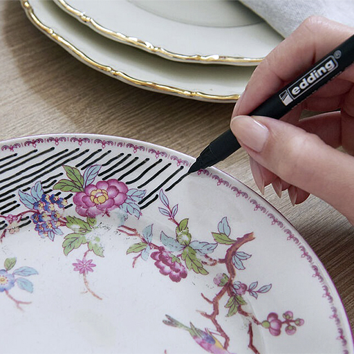 EDDING 4200 PORCELAIN AND GLASS CERAMIC BRUSH PEN