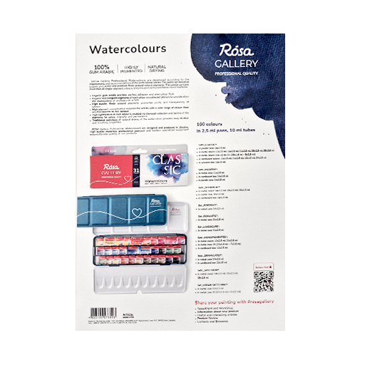ROSA GALLERY DOT CARD ACUARELA