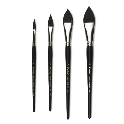 RAPHAËL PINCEAU LANGUE DE CHAT PETIT-GRIS MANCHE COURT SÉRIE 903