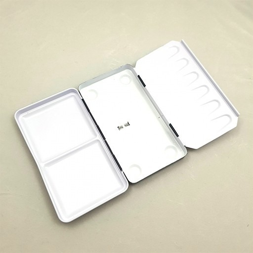 WHITE NIGHTS EMPTY METAL WATERCOLOUR BOX WITHOUT RAIL