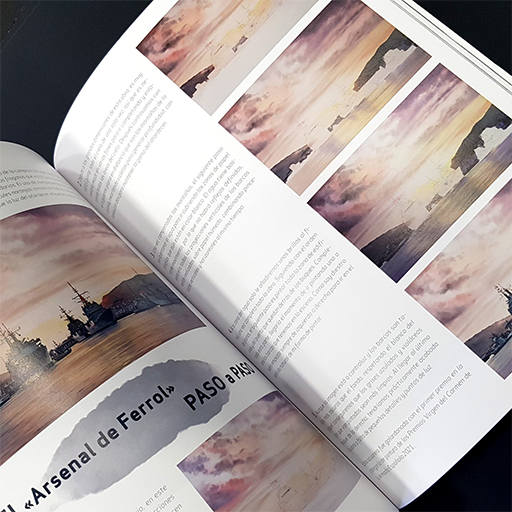 LIBRO (IN SPAGNOLO) - CURSO DE ACUARELA A TRAVES DEL PAISAJE - PABLO RUBÉN LÓPEZ SANZ