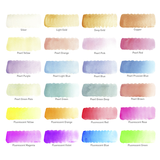 SAKURA KOI SKETCH BOX 24 CREATIVE ART COLORS