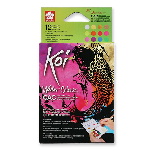 SAKURA KOI SKETCH BOX 12 CREATIVE ART COLORS