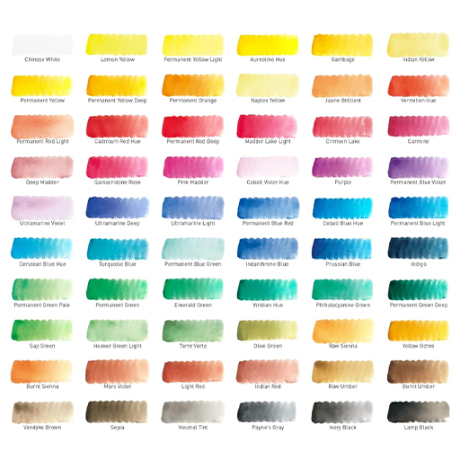 SAKURA KOI POCKETBOX STUDIO SET WATER COLORS 60 FARBEN